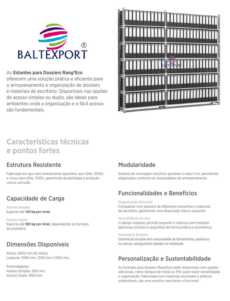 05_Estante Metálica Arquivo Dossiers Baltexport