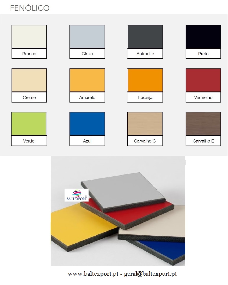 Amostras Cores Fenólico Baltexport