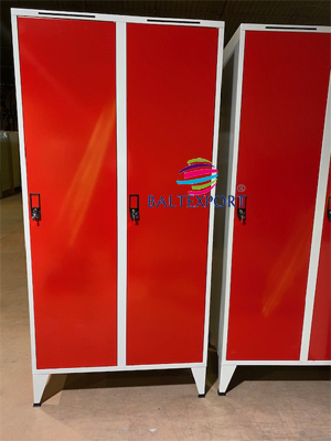 Armario Bombeiros Duplo Chapa 2080x1000x550 mm Fechadura 2 Chaves