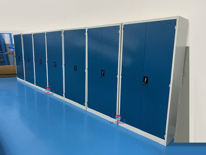 Armario Contabilidade 1950x1000x420mm Portas em Azul