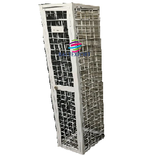 Armario Vestiario Individual em Rede 1 Cacifo Porta em Rede 2080x500x550 mm