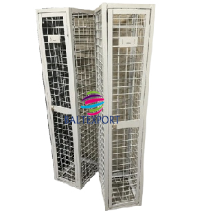 Armario Vestiario Individual em Rede 1 Cacifo Porta em Rede 2080x500x550mm