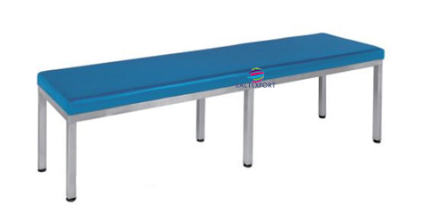 Banco Estrutura em Inox Rev. em Pele Sintetica 460X410X1200 mm