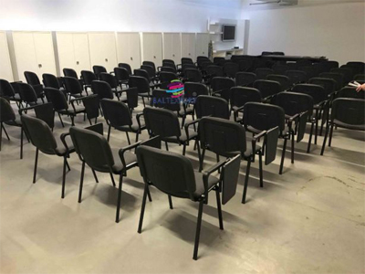 Cadeira de Formacao iso e Tok200 Tecido Pele Sintetica Sala Fo