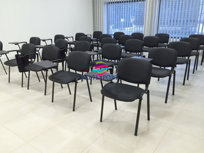 Cadeira de Formacao iso e Tok200 Tecido Pele Sintetica Sala Forma
