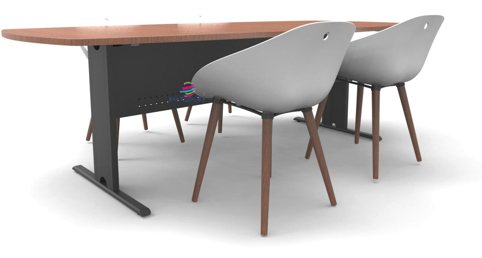 Linha Aramis Mobiliario de Escritorio Mesa Oval 2200x1000x750_01