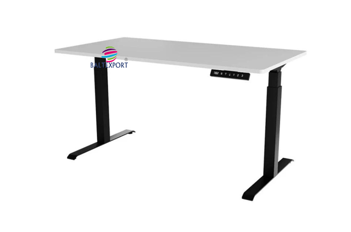 Mesa Elevatória Elétrica Preto Tampo Cinza Baltexport 001
