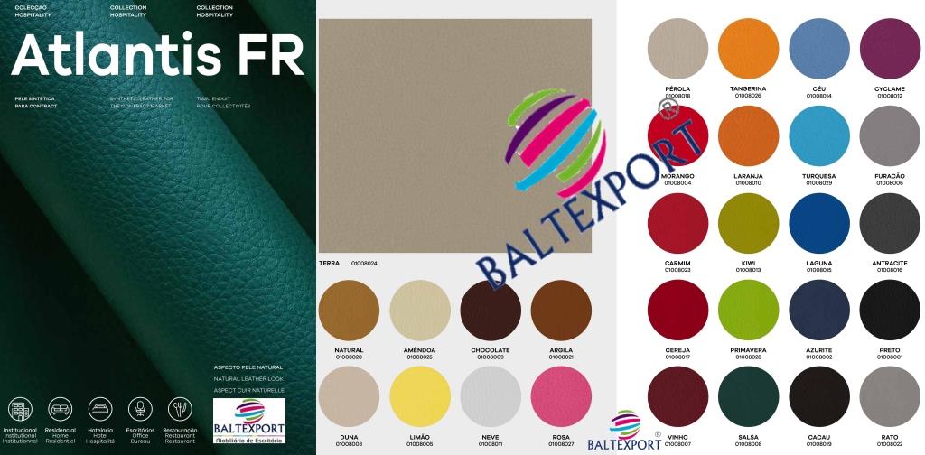 Pele Sintética Atlantis FR - Pelgon - Cadeirao Baltexport