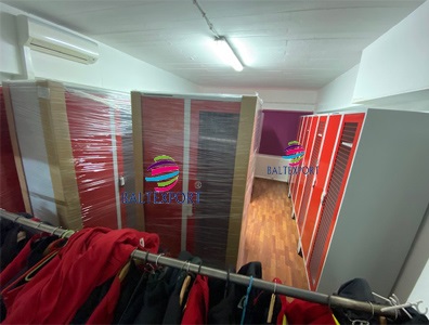 Vestiario Duplo para Bombeiros com 1 Porta em Rede 2080x1000x550 mm Cortel