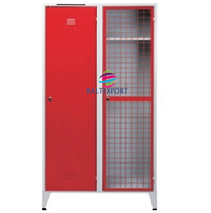 Vestiario Duplo para Bombeiros com Porta em Rede 2080x1000x550 mm Cortel Bombeiros Lisboa - Porto