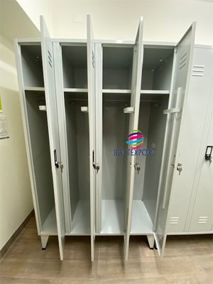 Vestiario Quadruplo com 1900x1200x500 mm aberto