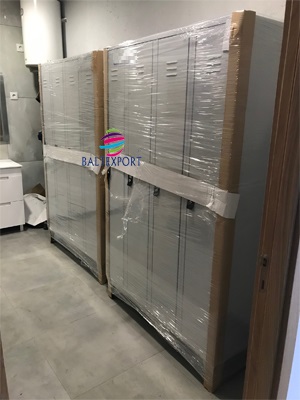 Vestiario com 4 Portas 1900x1200x500 mm Cinza