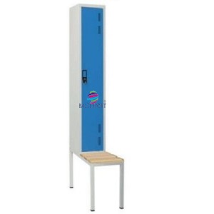 Vestiário simples um cacifo com banco