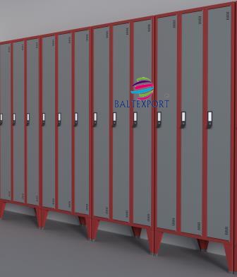 Vestiário triplo com 3 portas cacifos metalico aço
